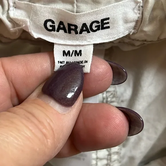 Women's Garage Size Medium Beige Bungee Pants - Picture 2 of 8